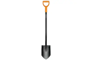 pala de acero puntiaguda - fiskars