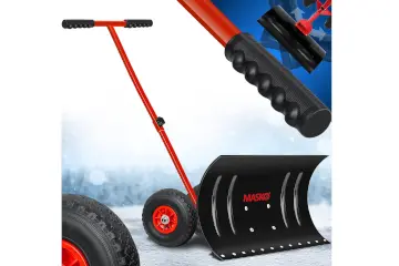 Pala de nieve sobre ruedas - masko
